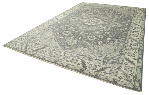 Tebriz Beige Classic Cotton Wool Handmade Area Rug 9'11'' x 13'11''