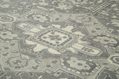 Tebriz Beige Classic Cotton Wool Handmade Area Rug 9'11'' x 13'11''