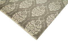 Tebriz Beige Classic Cotton Wool Handmade Area Rug 10'0'' x 13'7''