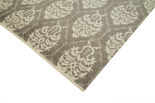 Tebriz Beige Classic Cotton Wool Handmade Area Rug 10'0'' x 13'7''