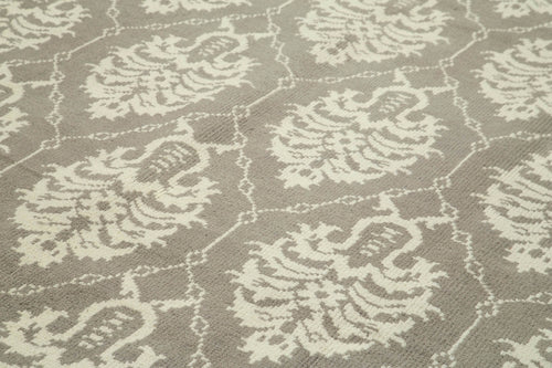 Tebriz Beige Classic Cotton Wool Handmade Area Rug 10'0'' x 13'7''