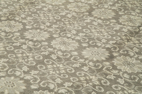 Tebriz Beige Classic Cotton Wool Handmade Area Rug 10'0'' x 13'8''