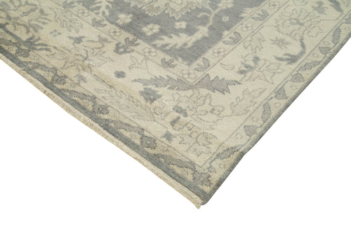 Tebriz Beige Classic Cotton Wool Handmade Area Rug 9'11'' x 14'0''