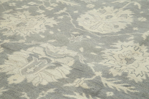 Tebriz Beige Classic Cotton Wool Handmade Area Rug 9'11'' x 14'0''