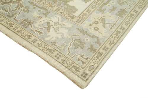 Tebriz Beige Classic Cotton Wool Handmade Area Rug 8'11'' x 11'11''