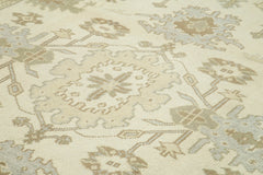 Tebriz Beige Classic Cotton Wool Handmade Area Rug 8'11'' x 11'11''