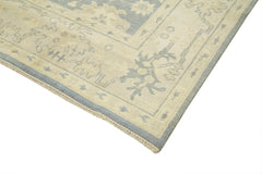 Tebriz Beige Classic Cotton Wool Handmade Area Rug 8'11'' x 11'10''