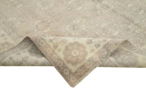 Tebriz Beige Classic Cotton Wool Handmade Area Rug 8'10'' x 11'8''