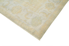 Tebriz Beige Classic Cotton Wool Handmade Area Rug 8'7'' x 11'7''
