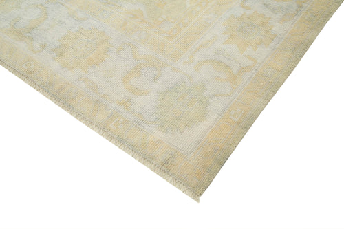 Tebriz Beige Classic Cotton Wool Handmade Area Rug 8'7'' x 11'7''