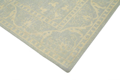 Tebriz Beige Classic Cotton Wool Handmade Area Rug 9'2'' x 11'10''