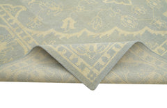 Tebriz Beige Classic Cotton Wool Handmade Area Rug 9'2'' x 11'10''