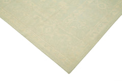 Tebriz Beige Classic Cotton Wool Handmade Area Rug 9'0'' x 11'11''