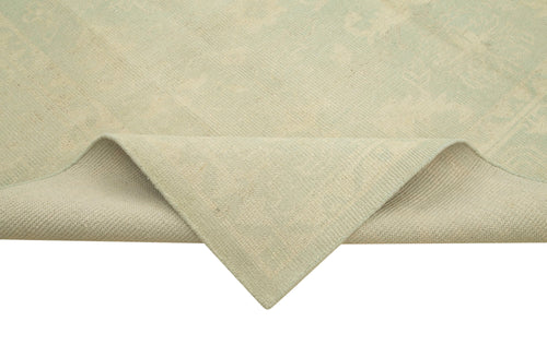 Tebriz Beige Classic Cotton Wool Handmade Area Rug 9'0'' x 11'11''