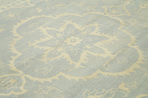 Tebriz Beige Classic Cotton Wool Handmade Area Rug 8'11'' x 12'0''