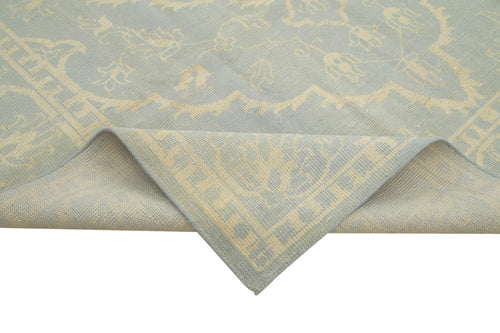 Tebriz Beige Classic Cotton Wool Handmade Area Rug 8'11'' x 12'0''