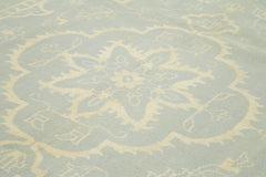 Tebriz Beige Classic Cotton Wool Handmade Area Rug 8'10'' x 11'11''