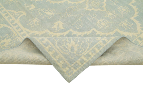 Tebriz Beige Classic Cotton Wool Handmade Area Rug 8'10'' x 11'11''