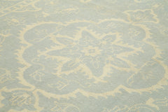 Tebriz Beige Classic Cotton Wool Handmade Area Rug 8'11'' x 11'11''