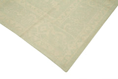 Tebriz Beige Classic Cotton Wool Handmade Area Rug 8'11'' x 12'0''