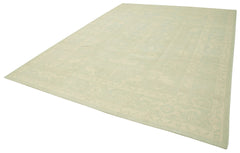 Tebriz Beige Classic Cotton Wool Handmade Area Rug 8'11'' x 12'0''