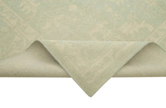 Tebriz Beige Classic Cotton Wool Handmade Area Rug 8'11'' x 12'0''