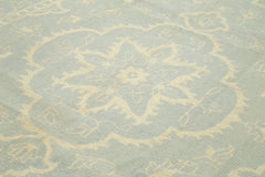 Tebriz Beige Classic Cotton Wool Handmade Area Rug 8'10'' x 11'9''