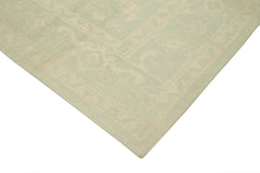 Tebriz Beige Classic Cotton Wool Handmade Area Rug 8'11'' x 11'11''