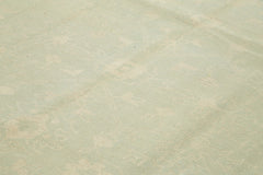 Tebriz Beige Classic Cotton Wool Handmade Area Rug 8'11'' x 11'11''