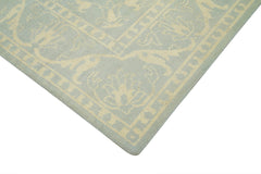 Tebriz Beige Classic Cotton Wool Handmade Area Rug 8'10'' x 11'11''