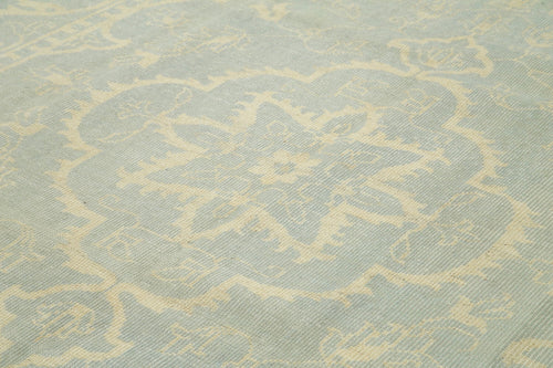 Tebriz Beige Classic Cotton Wool Handmade Area Rug 8'10'' x 11'11''