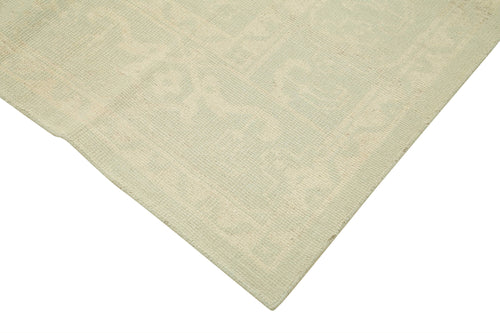 Handmade Area Rug | Classic Beige Vintage Wool Cotton Carpet 8'11''x12'1''