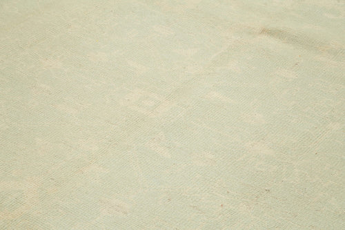 Handmade Area Rug | Classic Beige Vintage Wool Cotton Carpet 8'11''x12'1''