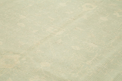 Handmade Area Rug – Classic Beige Cotton Wool Vintage Turkish Carpet 8'11''x12'