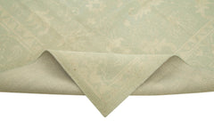 Handmade Area Rug – Classic Beige Cotton Wool Vintage Turkish Carpet 8'11''x12'