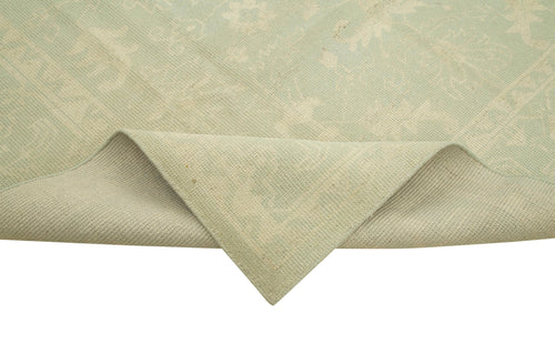 Handmade Area Rug – Classic Beige Cotton Wool Vintage Turkish Carpet 8'11''x12'