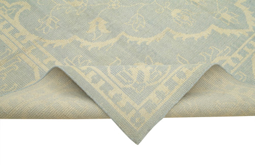 Tebriz Beige Classic Cotton Wool Handmade Area Rug 8'9'' x 11'11''