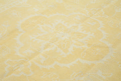 Tebriz Yellow Classic Cotton Wool Handmade Area Rug 8'0'' x 10'0''