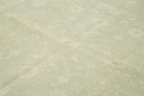 Tebriz Beige Classic Cotton Wool Handmade Area Rug 7'11'' x 9'11''