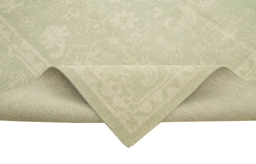 Tebriz Beige Classic Cotton Wool Handmade Area Rug 7'11'' x 9'11''