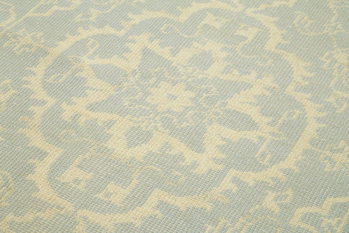 Tebriz Beige Classic Cotton Wool Handmade Area Rug 4'11'' x 8'1''