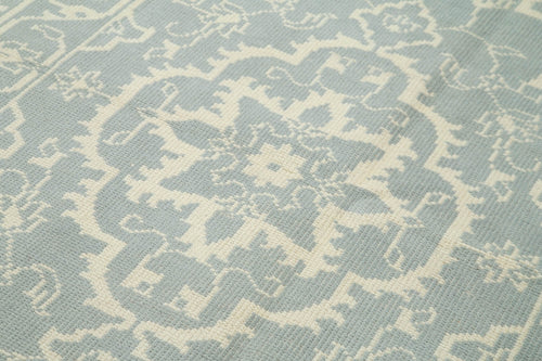 Tebriz Beige Classic Cotton Wool Handmade Area Rug 5'1'' x 8'0''