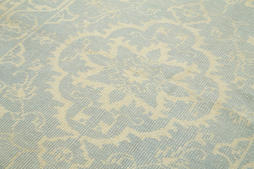 Tebriz Beige Classic Cotton Wool Handmade Area Rug 4'11'' x 7'10''