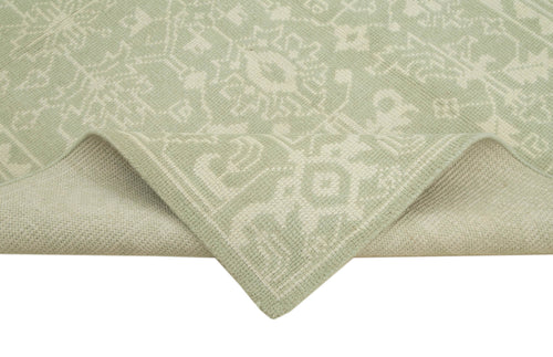 Tebriz Beige Classic Cotton Wool Handmade Area Rug 5'0'' x 8'0''