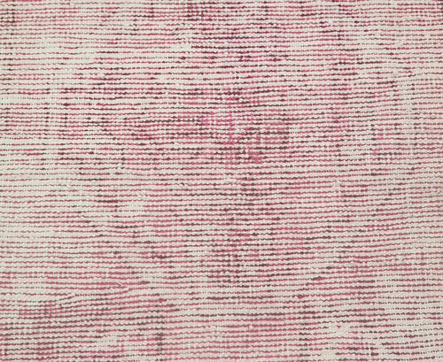 Overdyed Vintage Pink Vintage Cotton Wool Handmade Area Rug 1'7'' x 2'7''