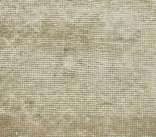 Overdyed Vintage Beige Vintage Cotton Wool Handmade Area Rug 1'3'' x 2'10''