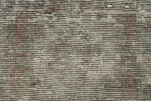 Overdyed Vintage Grey Vintage Cotton Wool Handmade Area Rug 1'5'' x 2'2''