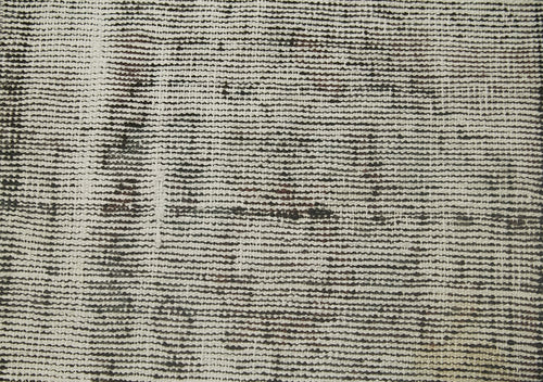 Overdyed Vintage Grey Vintage Cotton Wool Handmade Area Rug 1'5'' x 2'9''