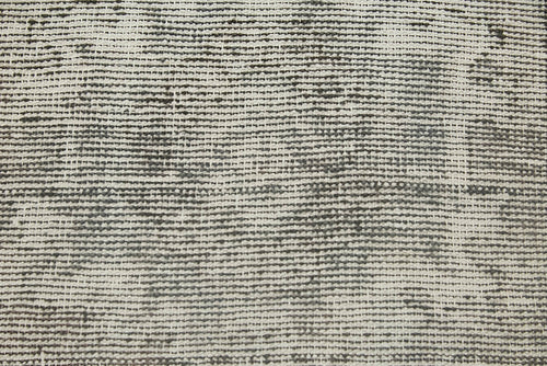 Overdyed Vintage Beige Vintage Cotton Wool Handmade Area Rug 1'6'' x 2'11''