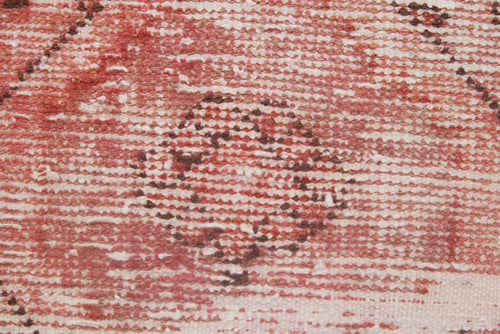 Overdyed Vintage Pink Vintage Cotton Wool Handmade Area Rug 1'0'' x 2'0''